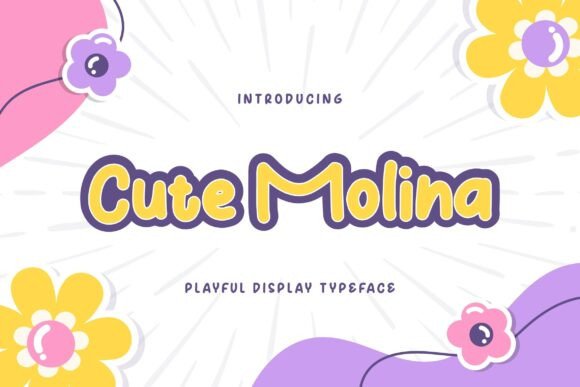 Cute Molina: A Soft, Cozy Font for Warm and Friendly Designs