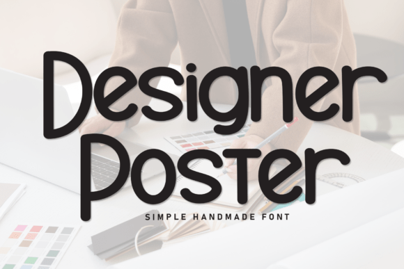 Designer Poster: Elevating Creativity with Whimsical Handwritten Typography