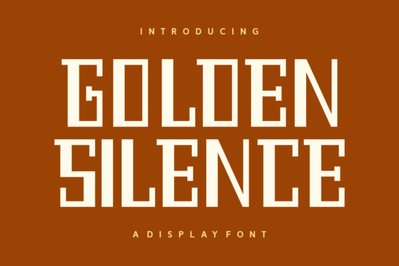 Golden Silence: A Strategic Typography Choice for Modern Branding