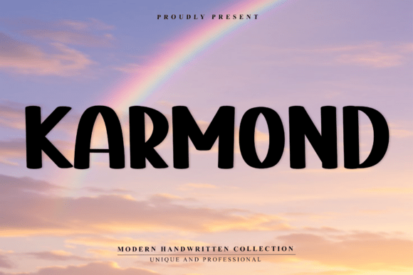 Karmond: A Warm, Modern Handwritten Font for Authentic Design
