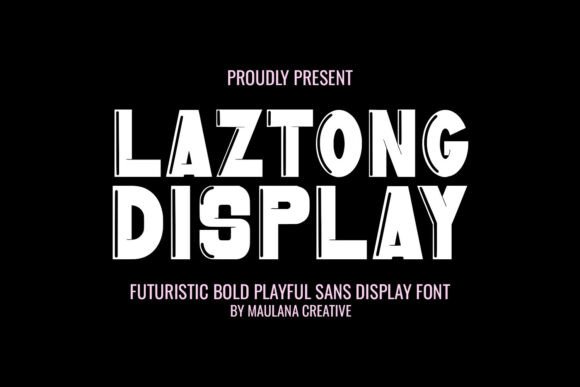 Laztong: Bold Futuristic Font for Dynamic Designs