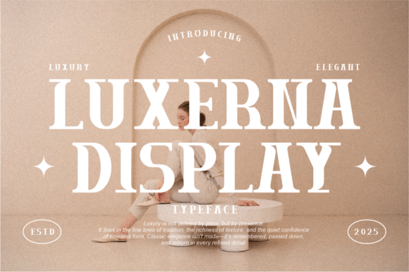 Luxerna Display: Elegance Meets Modern Typography