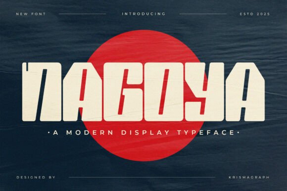 Nagoya: A Bold Modern Display Typeface