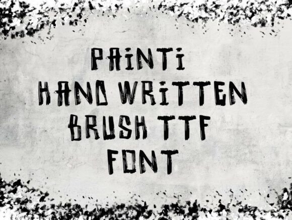 Painti Handwritten Brush: Authentic Street-Art Style