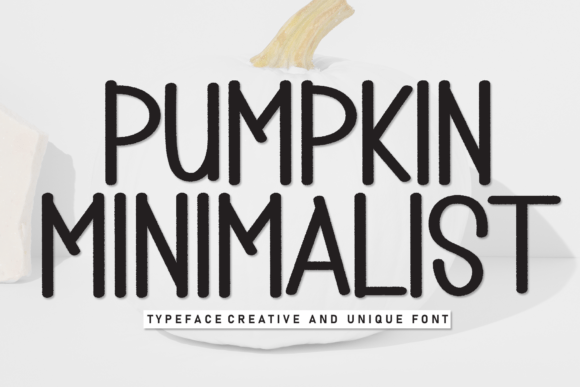 Pumpkin Minimalist: A Handwritten Display Font for Engaging Design Workflows