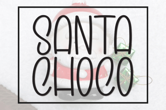 Santa Choco: A Festive Typeface for Cozy Holiday Designs