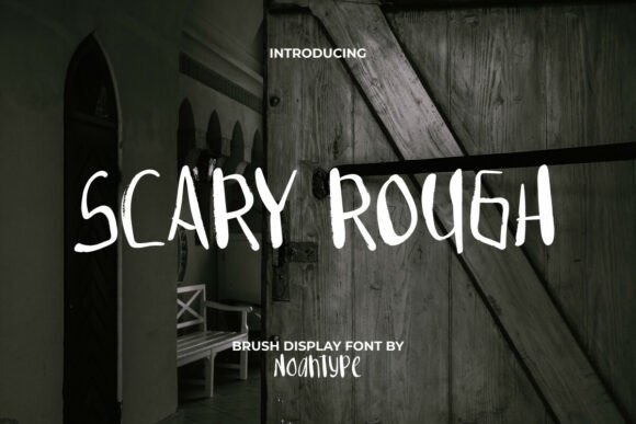 Scary Rough: A Bold Brush Font for Edgy Designs