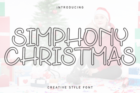 Simphony Christmas: A Handcrafted Display Font