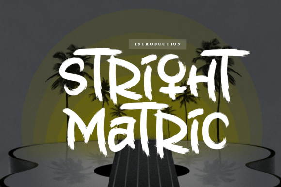 Stright Matric: A Timeless Display Font for Branding