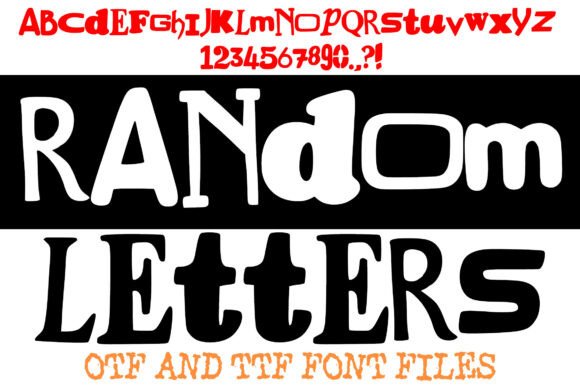 Unleash Creativity with the Random Letters Font