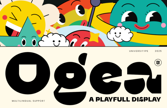 Unleash Creativity with UT Ogea: A Joyful Typography Experience