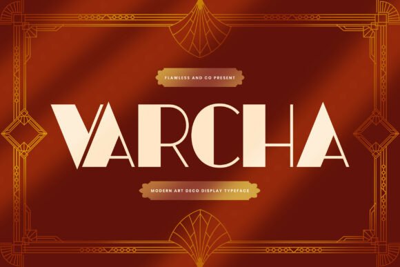 Varcha: A Modern Display Font Rooted in Art Deco Elegance