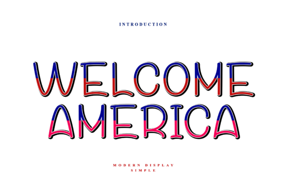 Welcome America: Capturing the Mystery and Romance of an Evening Glow in Typography